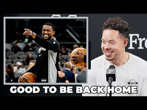 Mitch Johnson on Spurs Returning Home vs. Wizards after NBA Cup Final