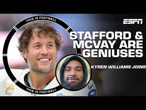 Rams RB Kyren Williams explains why Matthew Stafford & Sean McVay are geniuses 🧠 | This Is Football