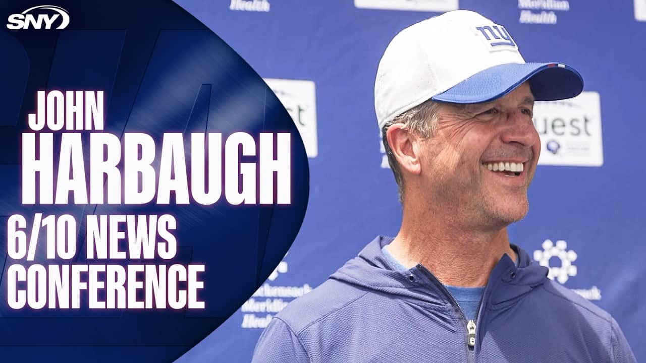 John Harbaugh shares Malik Nabers update and Joe Schoen extension reaction
