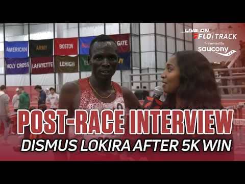 Dismus Lokira 13:21.54 5K Post-Race Interview | BU Valentine
