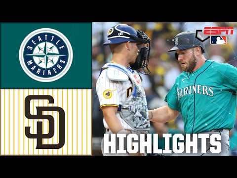 LATE-GAME HEROICS š± Seattle Mariners vs. San Diego Padres | Full Game Highlights | ESPN MLB