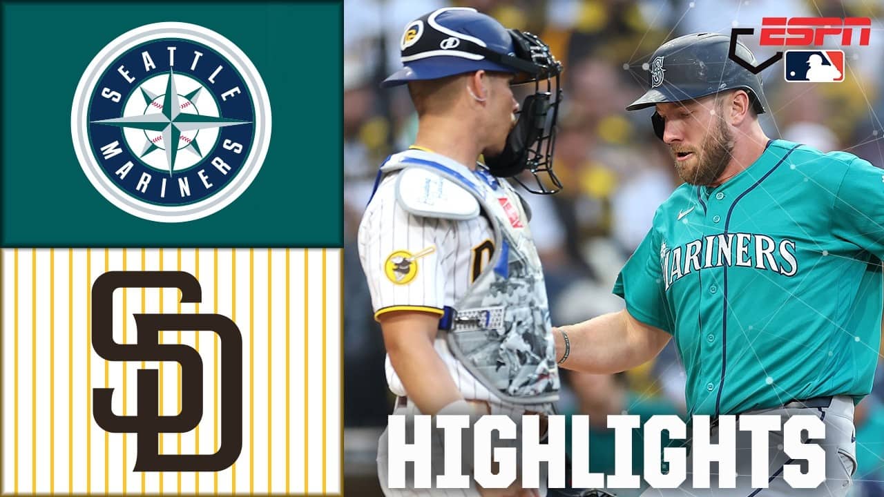 LATE-GAME HEROICS 😱🚨 Seattle Mariners vs. San Diego Padres | Full Game Highlights | ESPN MLB