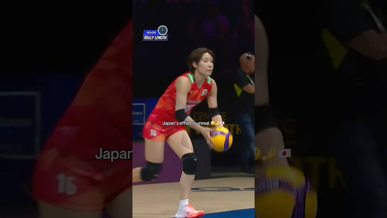 Doing this WITHOUT setter and libero 🤯 #volleyballworld #vnl26 #japan