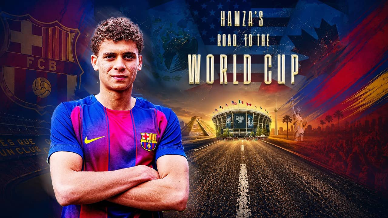 HAMZA ABDELKARIM's JOURNEY to the WORLD CUP | FC Barcelona 🔵🔴