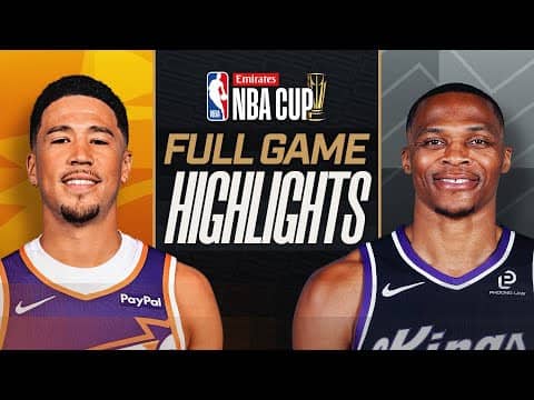 SUNS at KINGS | EMIRATES NBA CUP 🏆 | FULL GAME HIGHLIGHTS | November 26, 2025