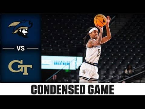 Charleston Southern. vs. Georgia Tech Condensed Game | 2025-26 ACC Women's Basketball