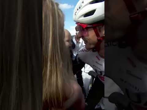 Jay Vine celebrating his Vuelta stage win with his family 🥹❤️ #cycling #vuelta