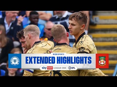 Peterborough United vs. Wrexham: Extended Highlights | EFL League One | CBS Sports Golazo