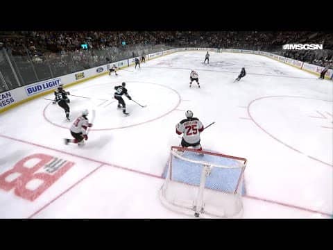 Daniil But scores a powerplay goal against the New Jersey Devils