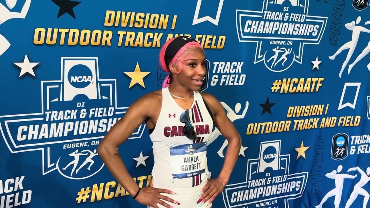 Akala Garrett On Emotional Journey To NCAA 400mH Title After Transfer To South Carolina, Runs 53.32