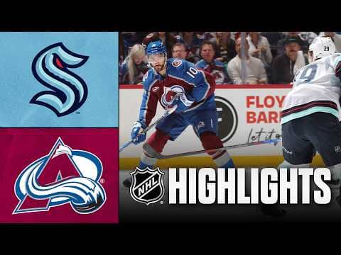Kraken vs. Avalanche | NHL Highlights | April 16, 2026
