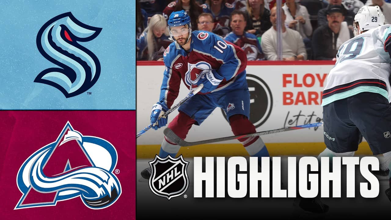 Kraken vs. Avalanche | NHL Highlights | April 16, 2026