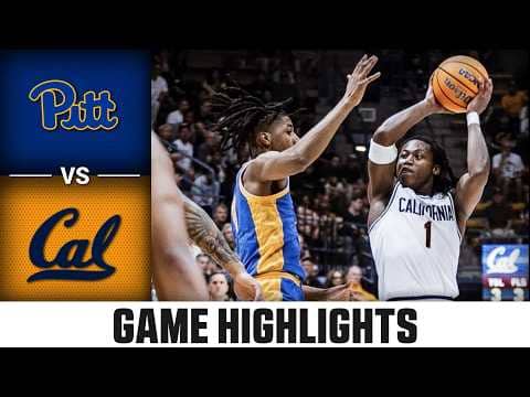 Pitt vs. Cal Game Highlights | 2025-26 ACC Men's Basketball