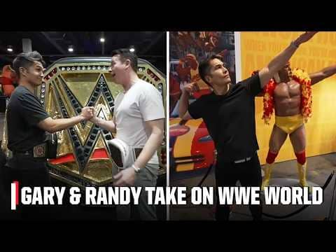 Je'Von Evans shows Gary Striewski & Randy Scott the ropes at WWE World Las Vegas 🔥 | SportsCenter