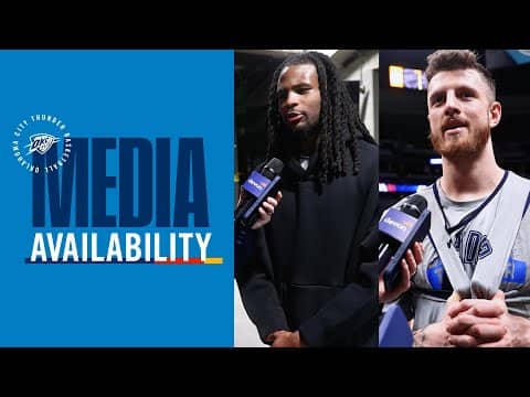 Shootaround Media + One on One with Cason Wallace | February 1, 2026 | OKC Thunder
