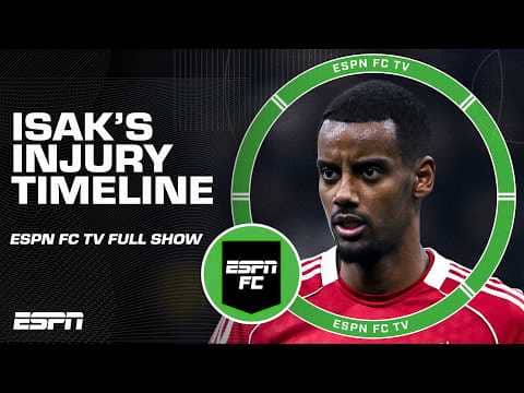 NIGHTMARE START 😧 Alexander Isak's injury timeline that could cause issues for Liverpool | ESPN FC