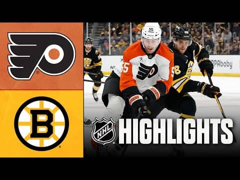 Flyers vs. Bruins | NHL Highlights | January 29, 2026