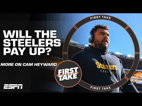 Cam Heyward HINTS at sitting out this season 👀 Does he deserve to get paid? I First Take