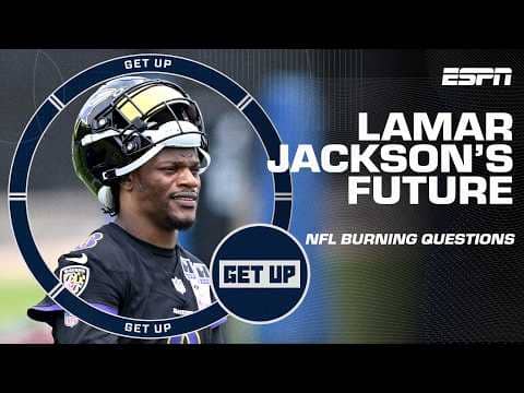 Lamar Jackson's future with the Ravens, potential Aaron Donald return & Vikings' QB1 battle | Get Up