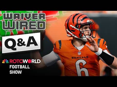 NFL Fantasy Football Q&A w/ RotoPat, Kyle Dvorchak (9/15/25) | Rotoworld Football Show | NBC Sports