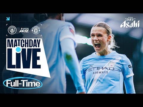 MATCHDAY LIVE! | CITY EASE TO VICTORY IN MANCHESTER DERBY! Man City 3-0 Man United
