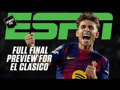 Real Madrid 'BETTER be ready to play!' - Ale Moreno on El Clasico vs. Barcelona | ESPN FC