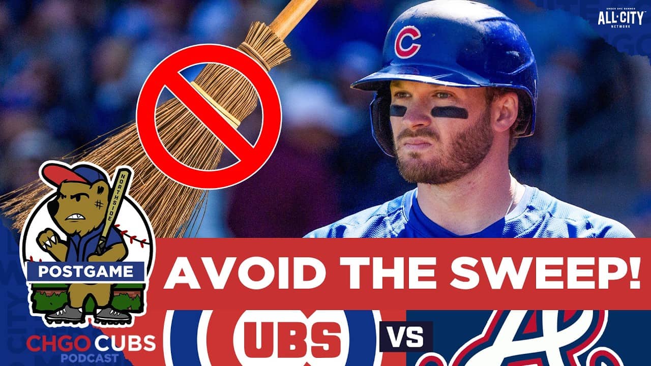 CUBS POSTGAME: Chicago Cubs AVOID SWEEP in Atlanta as Ben Brown DOMINATES Braves | CHGO Cubs Podcast