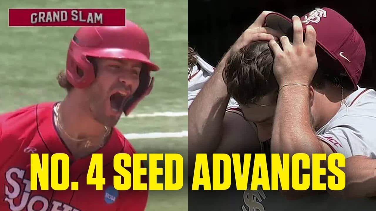 GRAND SLAM powers No. 4 seed St. John's to NCAA baseball super regionals