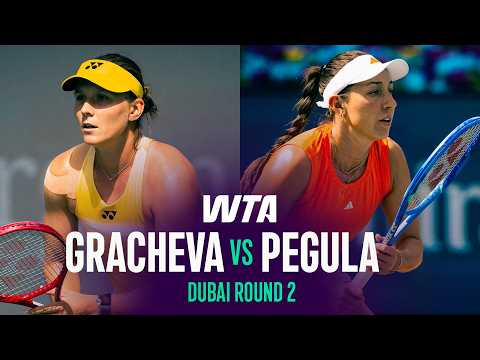 Varvara Gracheva vs. Jessica Pegula | 2026 Dubai Round 2 | WTA Match Highlights