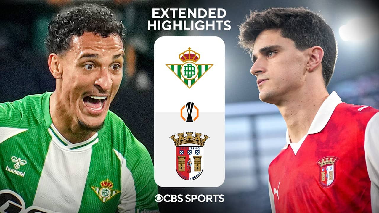 Real Betis vs. Braga: Extended Highlights | UEL Quarterfinals - Leg 2 | CBS Sports Golazo