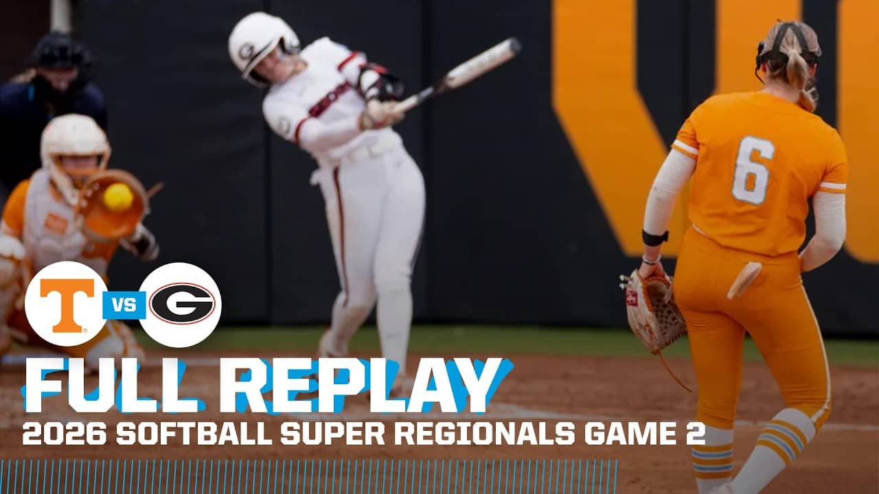 Tennessee vs. Georgia: 2026 NCAA softball super regionals Game 2 | FULL REPLAY