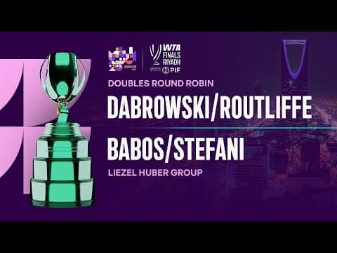 Dabrowski/Routliffe vs. Babos/Stefani | WTA Finals Round Robin | WTA Match Highlights