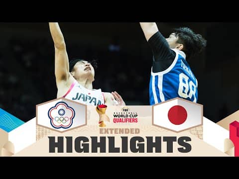 Chinese Taipei v Japan | Extended Highlights | FIBA Basketball World Cup 2027 Asian Qualifiers