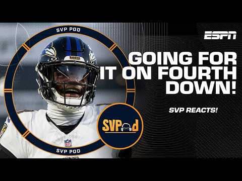 SVP on Ravens' fourth down decision 😳 'You GOTTA go for that!' | SVPod