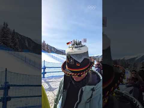 We are obsessed with these hats from Team Germany fans!! 🎩