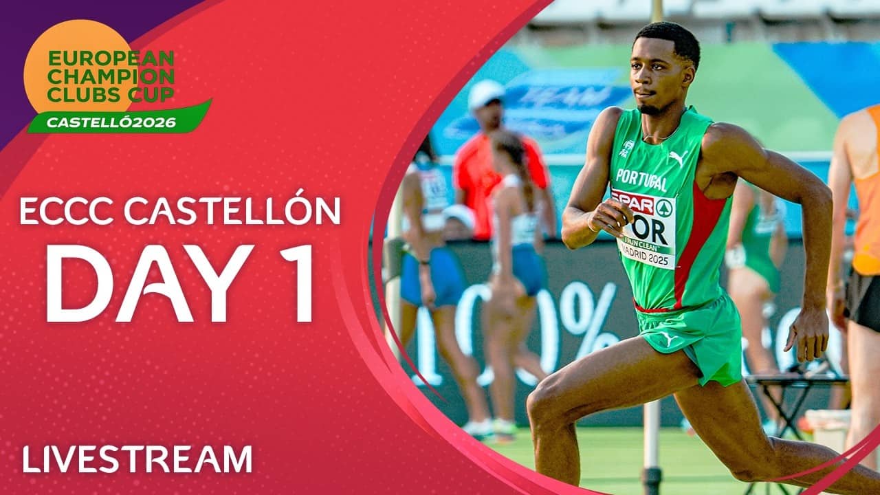European Champion Clubs Cup Track & Field 2026 (Day 1) Livestream, Castellón (ESP)