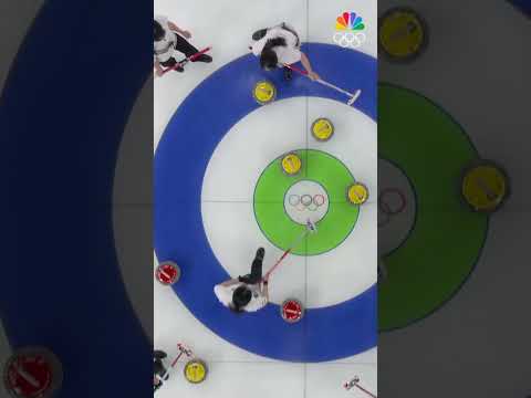 A swift throw for 4 points as Republic of Korea tops Italy 7-2 in #Curling!