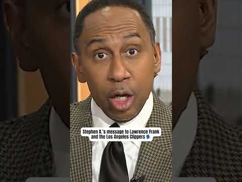 Stephen A. has a strong message for the LA Clippers 🗣️