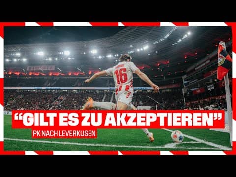 "Spiel ist klar gewesen“ -Pressekonferenz nach Leverkusen | Bayer 04 Leverkusen - 1. FC Köln 2:0