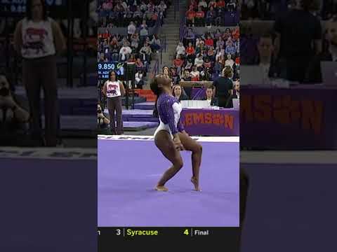 BRIE. CLARK. 😍 #clemson #clemsontigers #ncaagymnastics #collegegymnastics #gymnast #collegesports