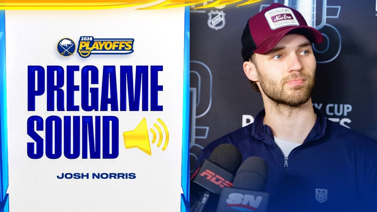 "You Want To Bring Your Best" | Josh Norris Ahead Of Buffalo Sabres Game 6 Vs Montreal Canadiens