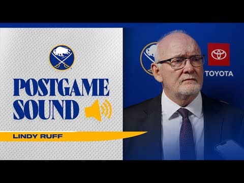"Hard Compete By Both Teams" | Lindy Ruff After Buffalo Sabres Loss To Carolina Hurricanes