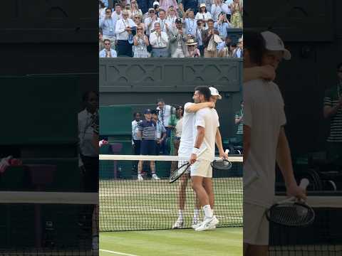 Respect between Novak and Jannik 🤝