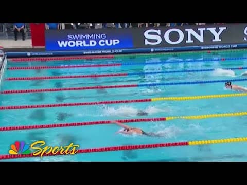 Regan Smith breaks American, World Cup records in 200m butterfly at Swimming World Cup | NBC Sports