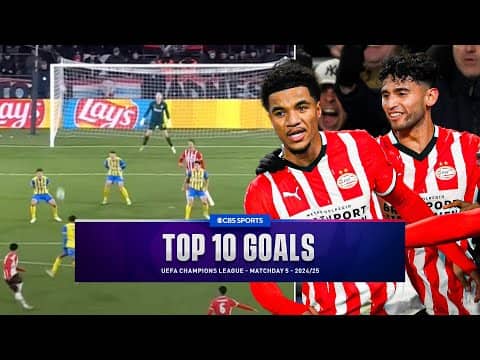 UCL Top 10 Goals of Matchday 5 - 2024/25 | CBS Sports Golazo