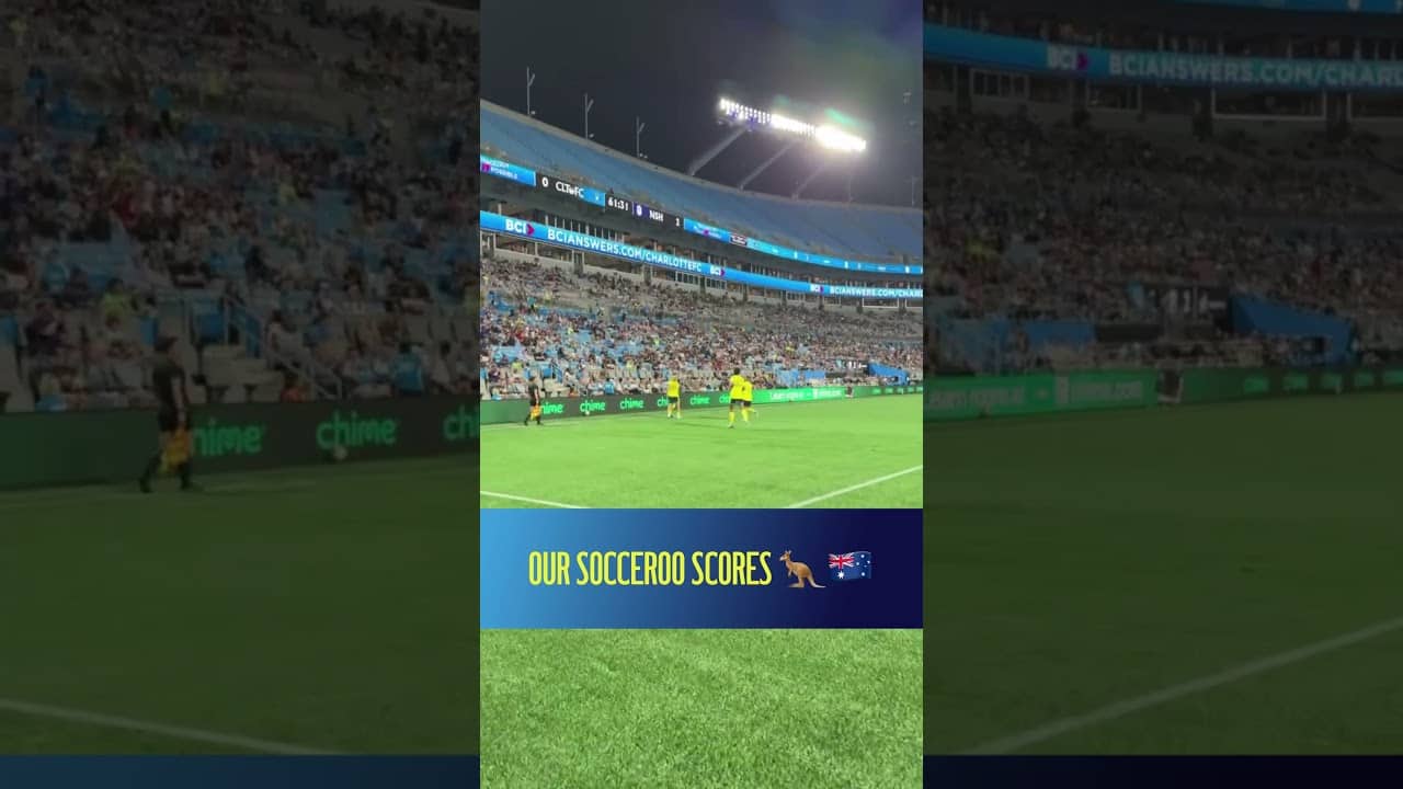 YAZ MAKES IT 2-0 🔥🇦🇺 #goal #golazo #soccerhighlight #Australia