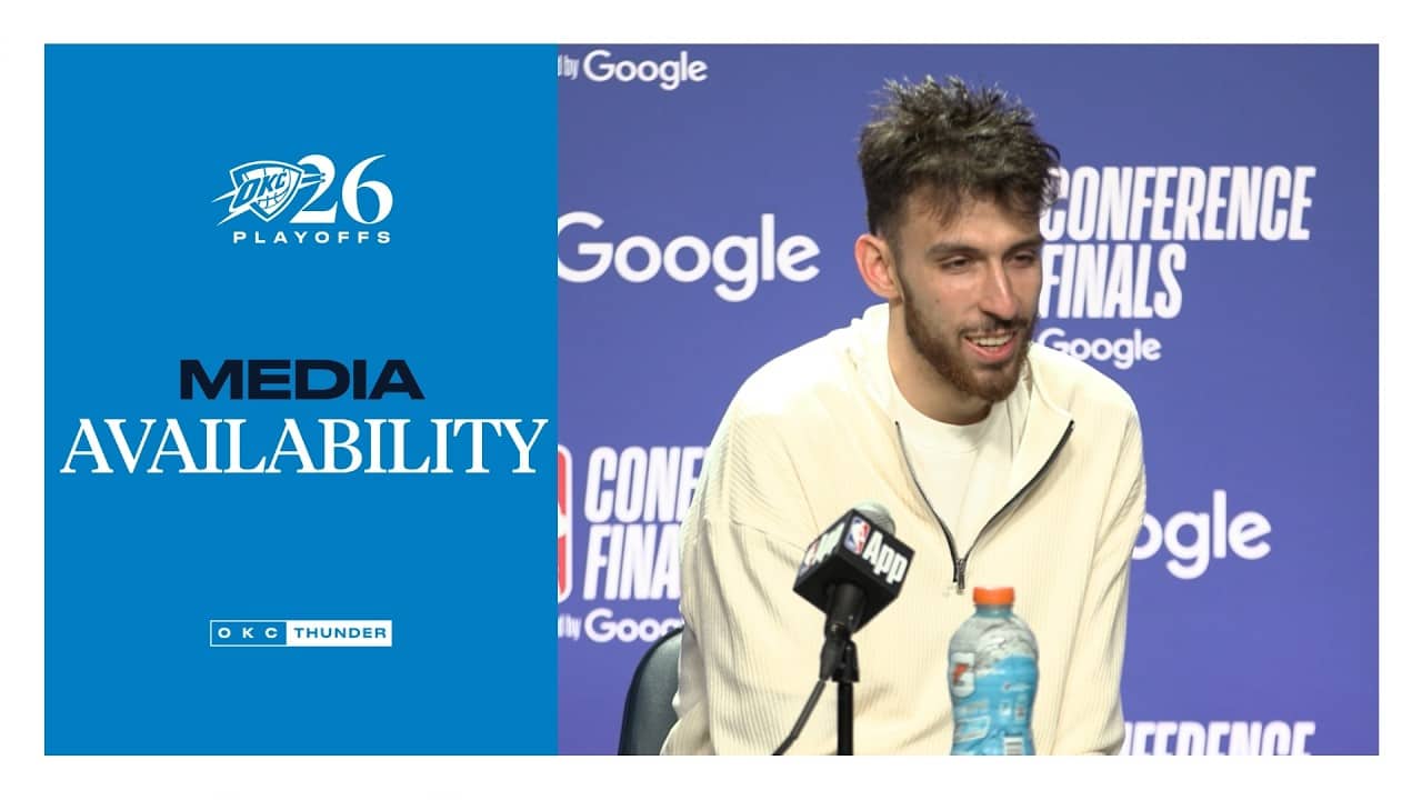 Chet Holmgren on Teammates | Playoffs | WCF Game 5 | Postgame Media | May 26, 2026