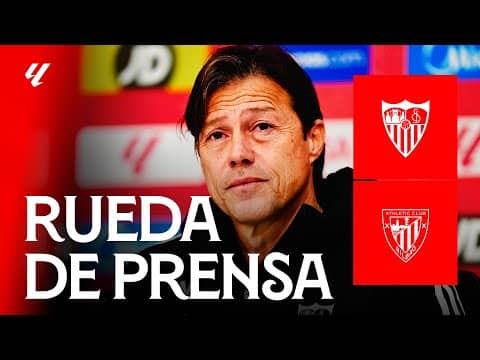 Rueda de prensa de Matías Almeyda previa al #SevillaAthletic