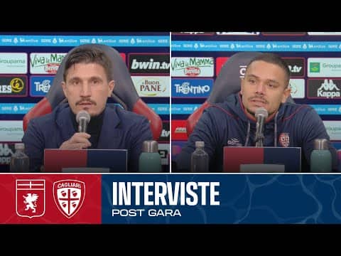 Post Gara | Pisacane e Caprile dopo Genoa-Cagliari | Serie A Enilive