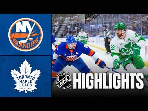 Islanders vs. Maple Leafs | NHL Highlights | March 17, 2026